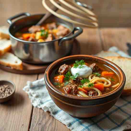 Shurpa (Shorpo) Recipe - Lamb & Vegetable Broth